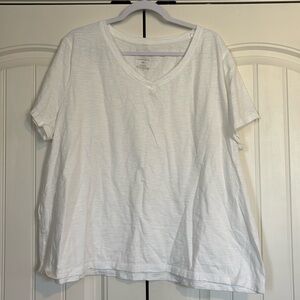 White t-shirt by Sonoma in size 3X